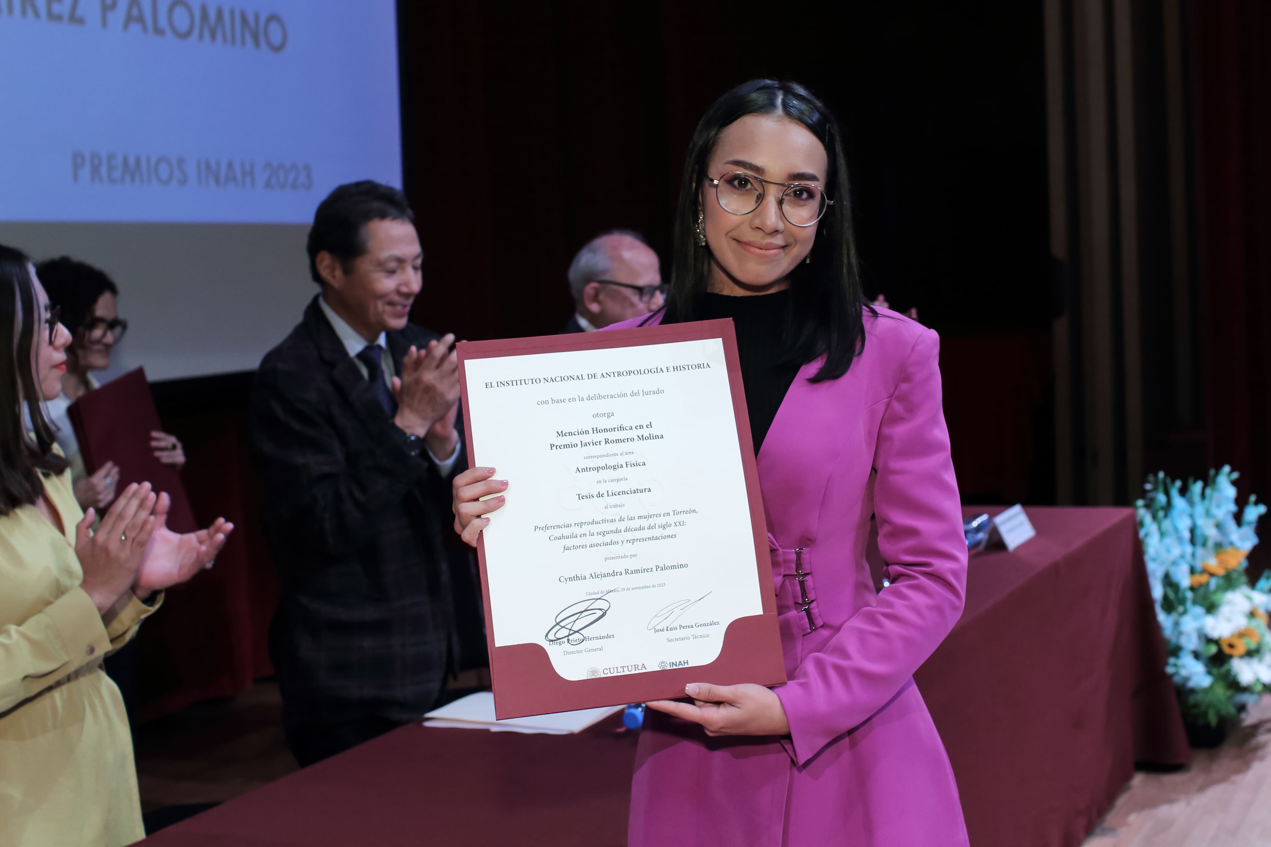 imagen del premiado