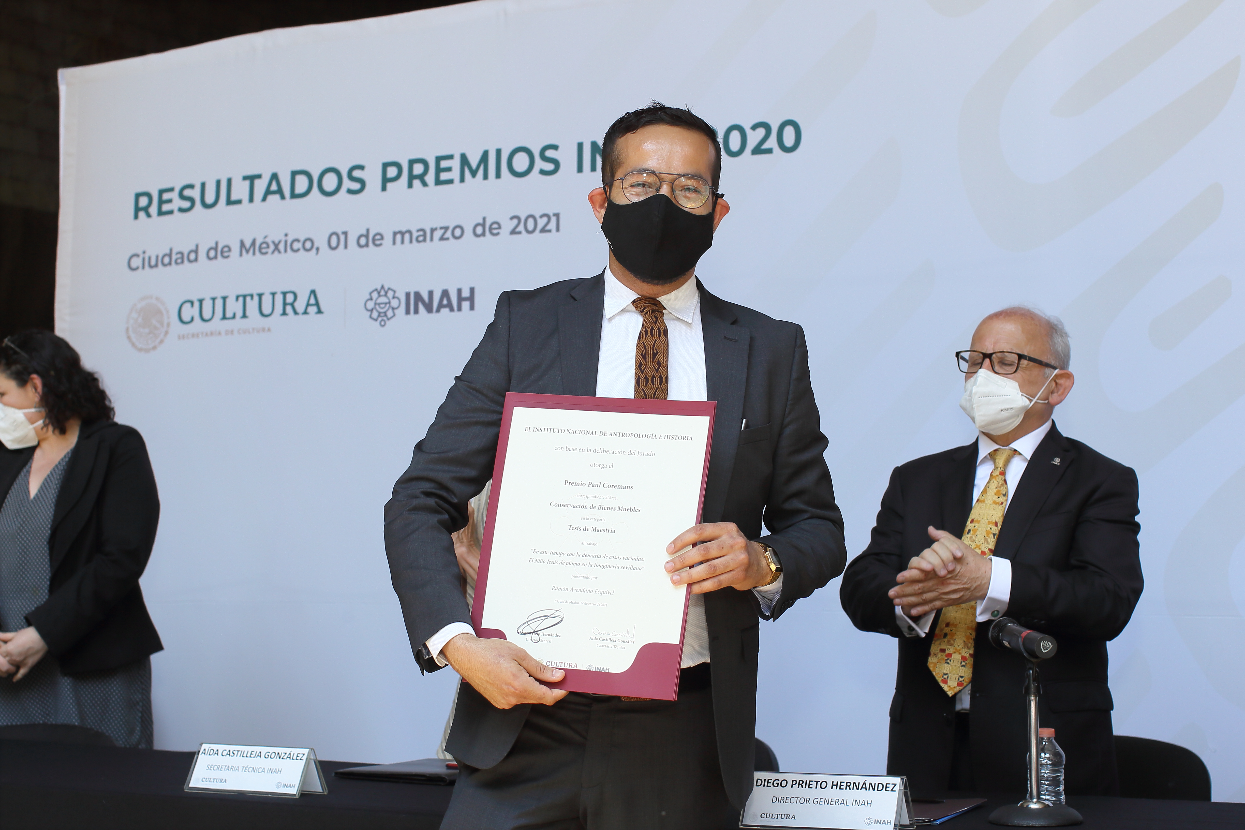 imagen del premiado